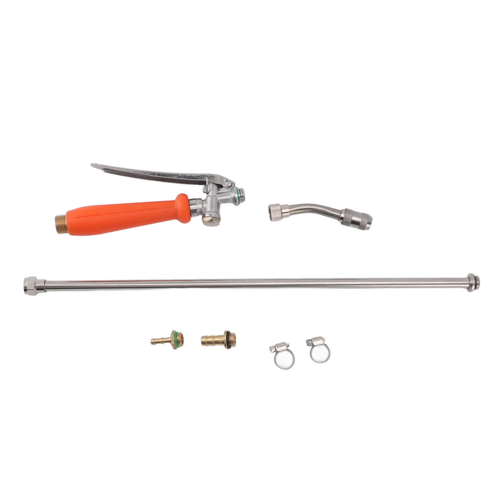 Varita rociadora ajustable de acero inoxidable con boquilla de cobre, varilla rociadora para plantas de riego de jardín, limpieza de automóviles
