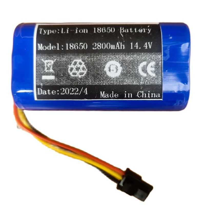Liectroux – batterie 2800mAh pour aspirateur Robot ZK808, accumulateur à 3 fils, Li-ion 18650, Q7000, Q8000