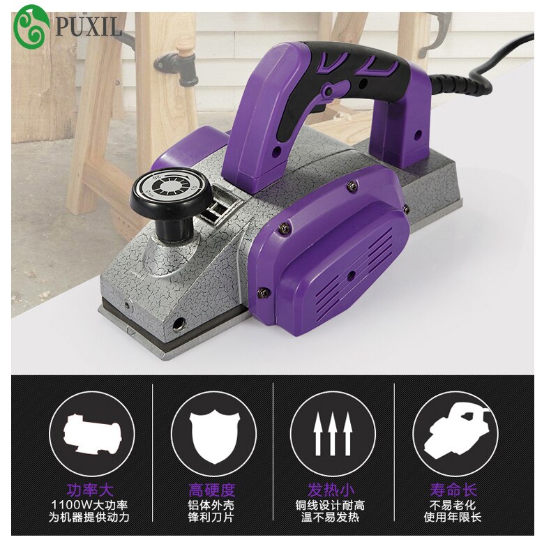 Multi-function 220v/1100W high power Desktop woodworking planer Woodworking tools