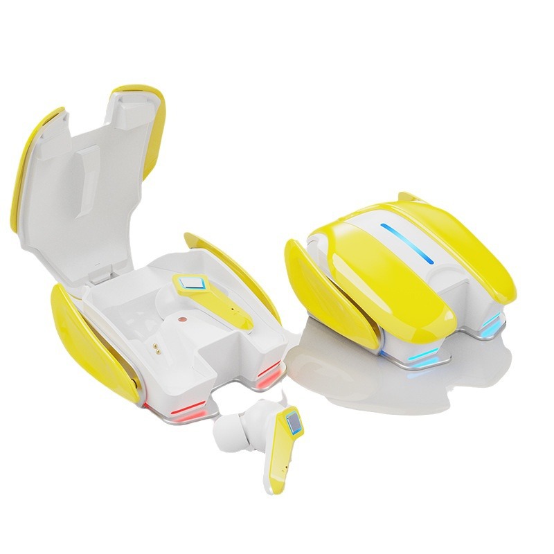 Auriculares Bluetooth para videojuegos, aspecto fresco, Base de aleación de aluminio, iluminación, juego de música, Dualmode, baja latencia, efecto de sonido HiFi