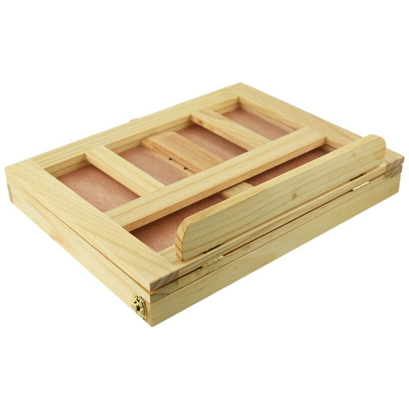 Artist Easel Folding Portable Artist Desk Easel Wood Multi Positions Sketching Sketch Drawer Drawing Desk