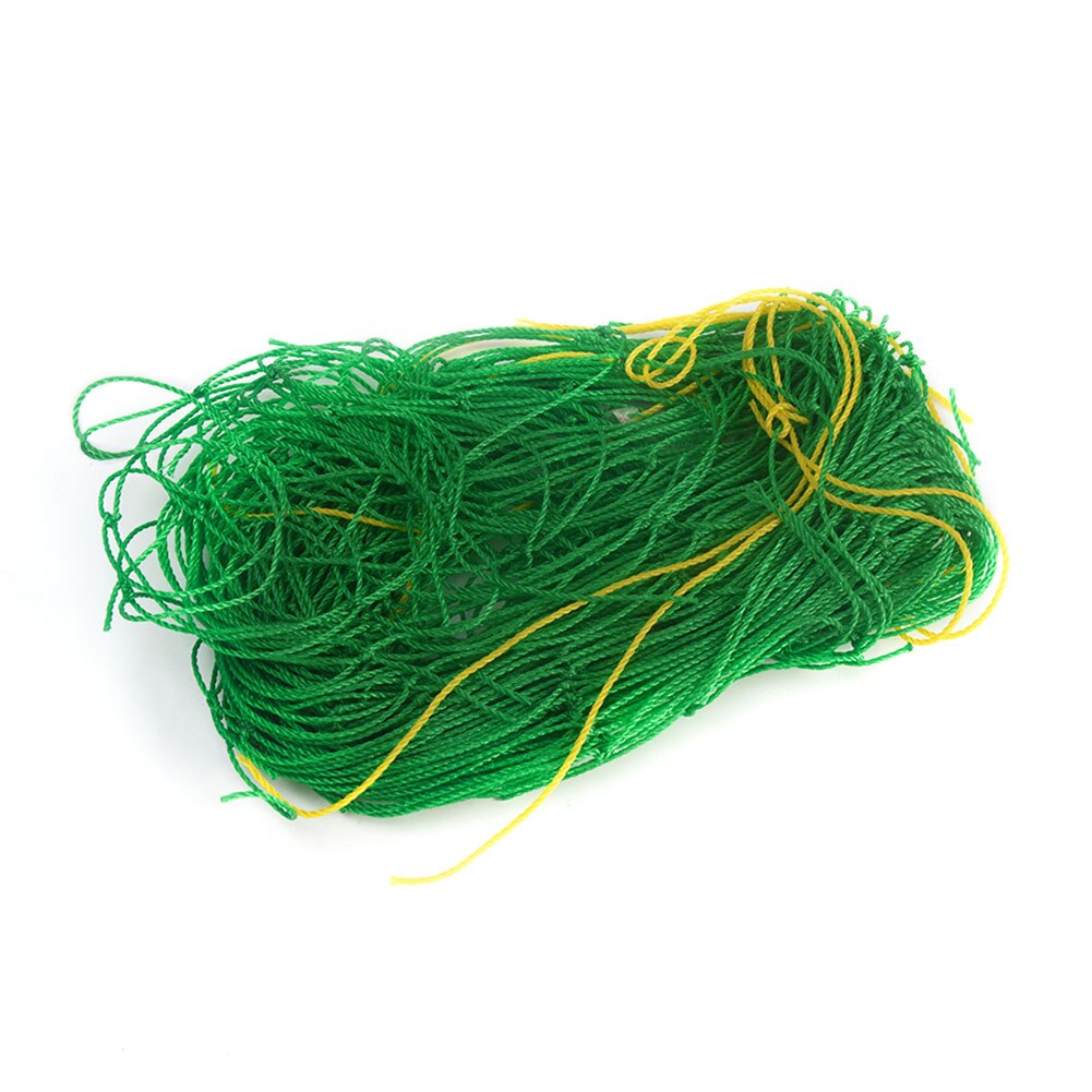 1.8 x 1.8m nylon bitter melon planter klatreblomster enkel påføring agurk vinranke hjemme praktisk mesh hagenett
