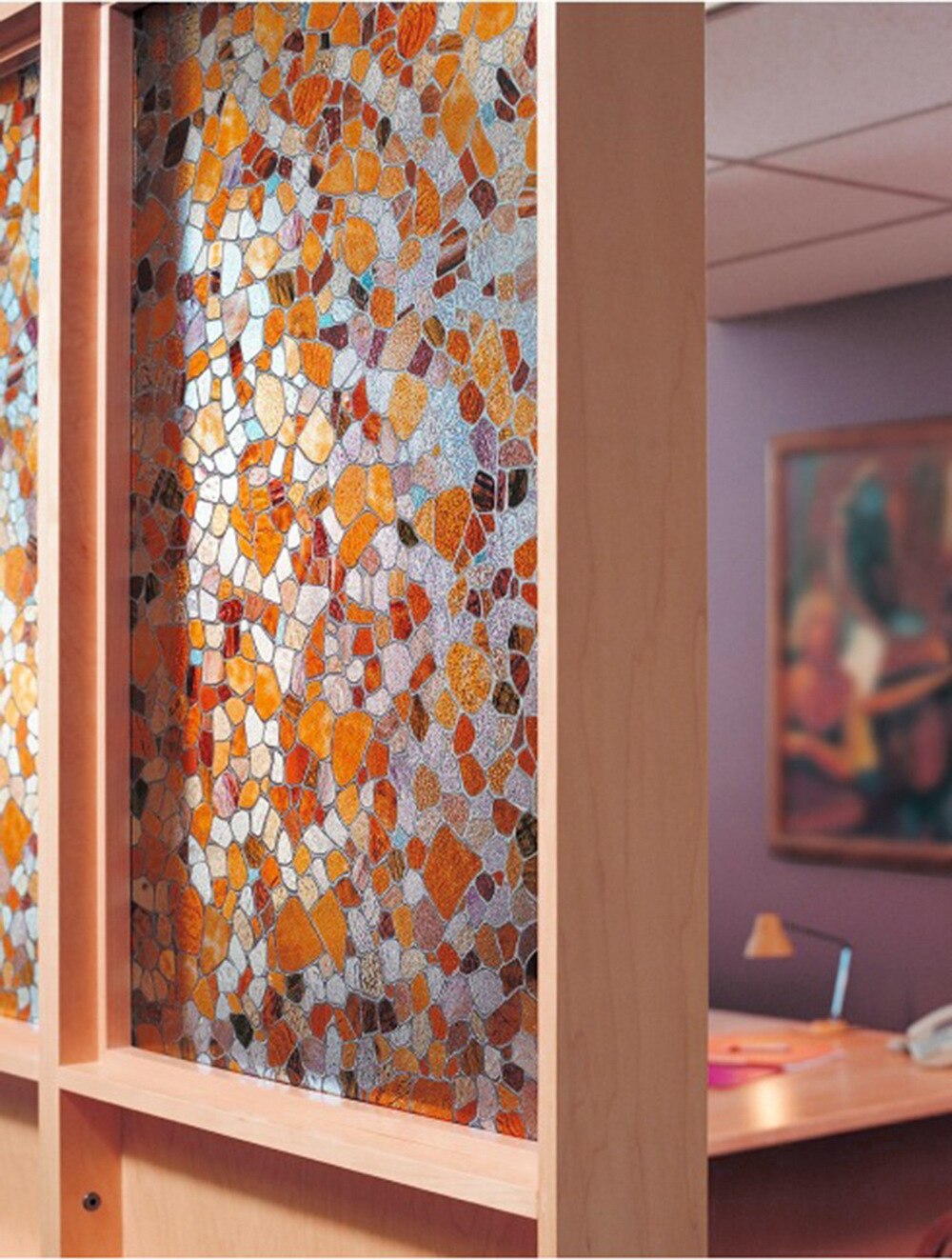 Guijarros de Pvc de 45x100cm, película de vidrio sin pegamento electrostática, película de vidrio esmerilado para baño, pegatina para ventana de baño