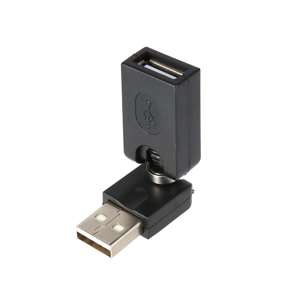 USB 2.0 Male To USB Female 360 Degree Rotation Angle Extension cable Adapter