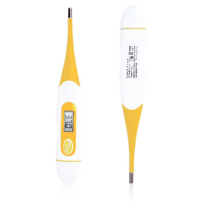 Children's Water Digital Thermometer Body Fever Temperature Measuring Tools With Button Battery