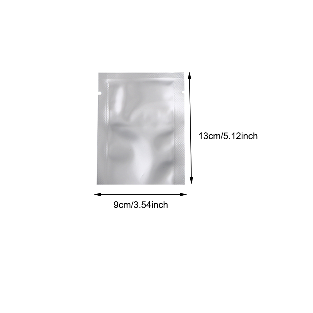 Silver Pure Aluminum Foil Package Bag Coffee Sugar Pouches Open Tops Heat Seal Vacuum Mylar Foil Bags for Spice Powder Storage: MULTI