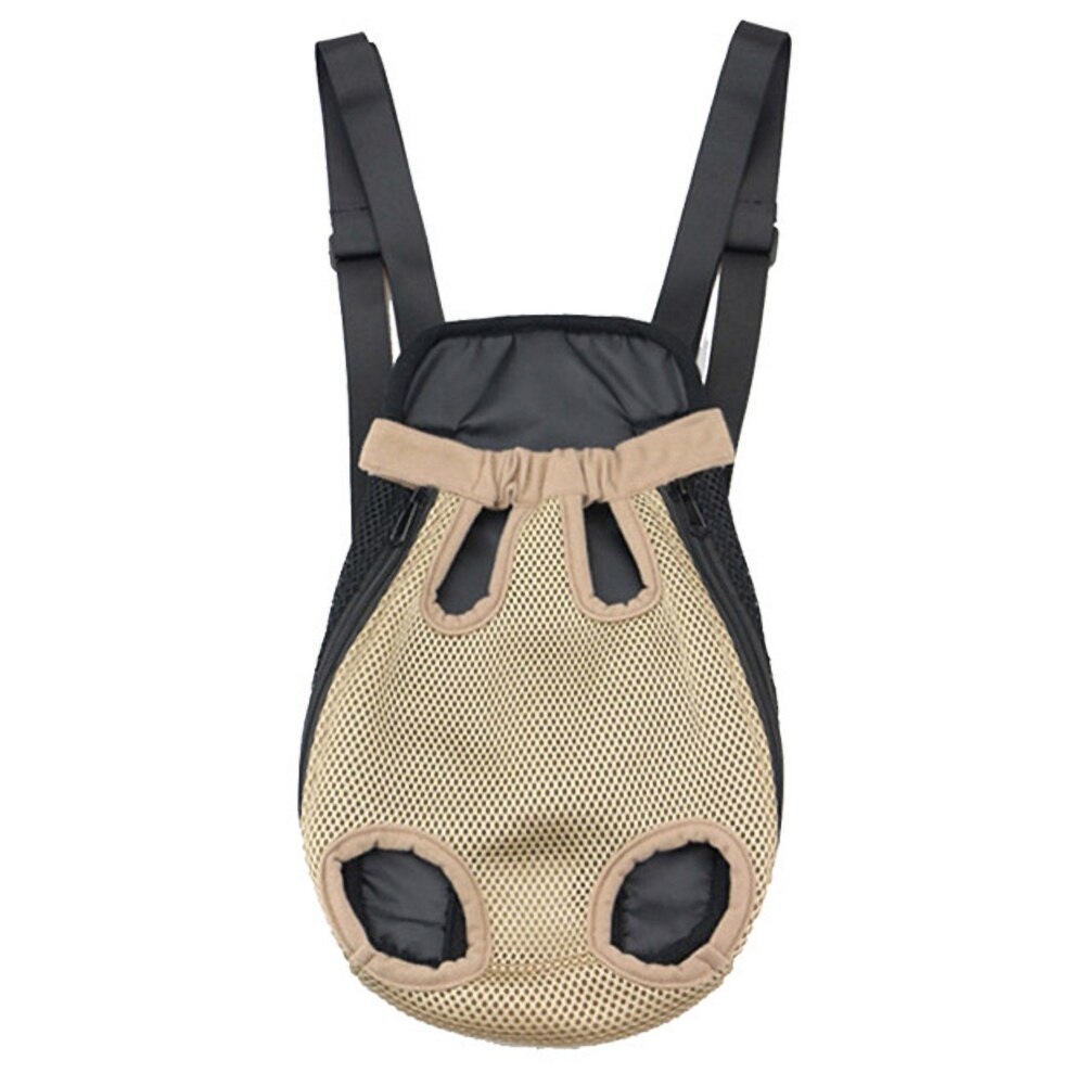 80% Sales! Pet Carrier Backpack Adjustable Front Cat Dog Legs Tail Out Chest Travel Bag: Coffee / S