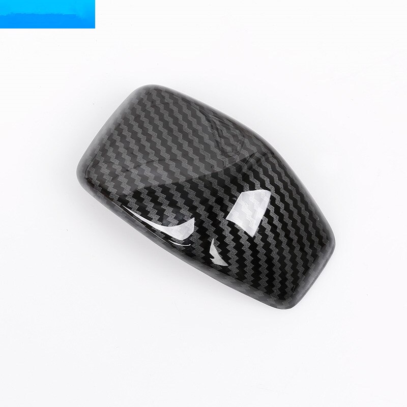 Carbon fibre For Toyota RAV4 Accessories Car gear shift lever knob handle Cover Trim Sticker styling 1pcs: carbon fiber