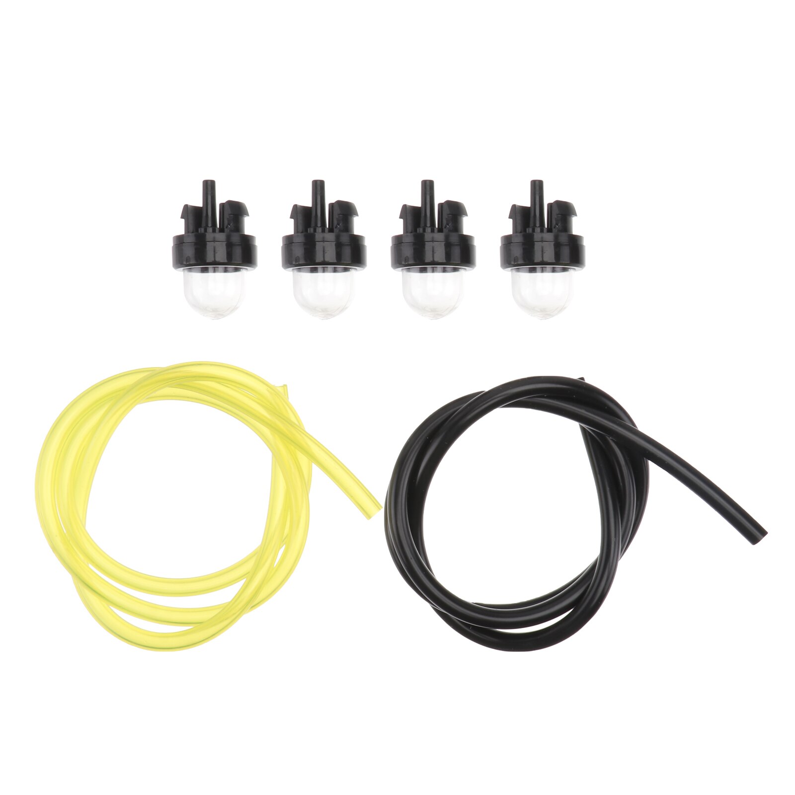 Brandstof Lijn Primer Lamp Voor String Trimmer Bosmaaier Grasmaaier Tuingereedschap (4 Primer Bollen En 2 Brandstof lijnen)
