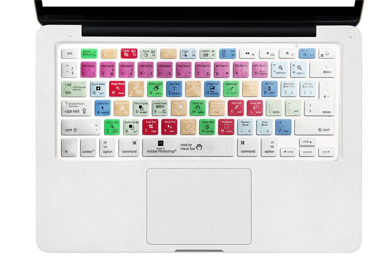 Hrh premiere pro final cut pro x ai ps genvej tastatur skin cover til macbook air pro retina 13 15 17 us/ eu layout både: Photoshop
