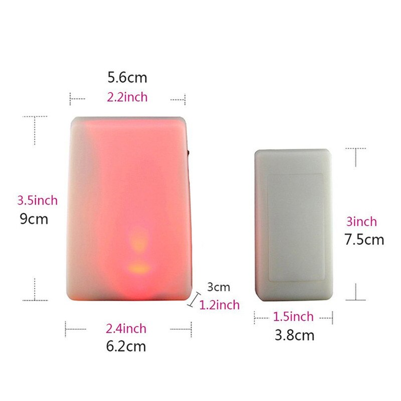 Video Doorbell 7 Color Lights Flash + Music Doorbell Home Wireless Elderly/Deaf Men Door Bell Motion Sensor Bell Ring Doorbell