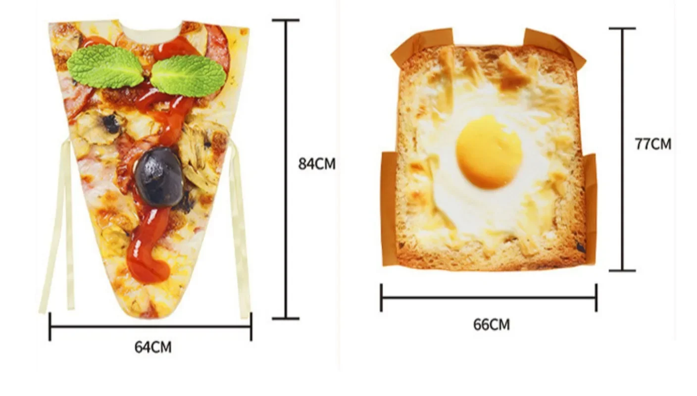 Pizza Kostüm Essen Karneval Italienische Pizza Toast Cosplay Oberbekleidung Schwamm Outfit Festival Parade Party Unisex Fancy Dress Up