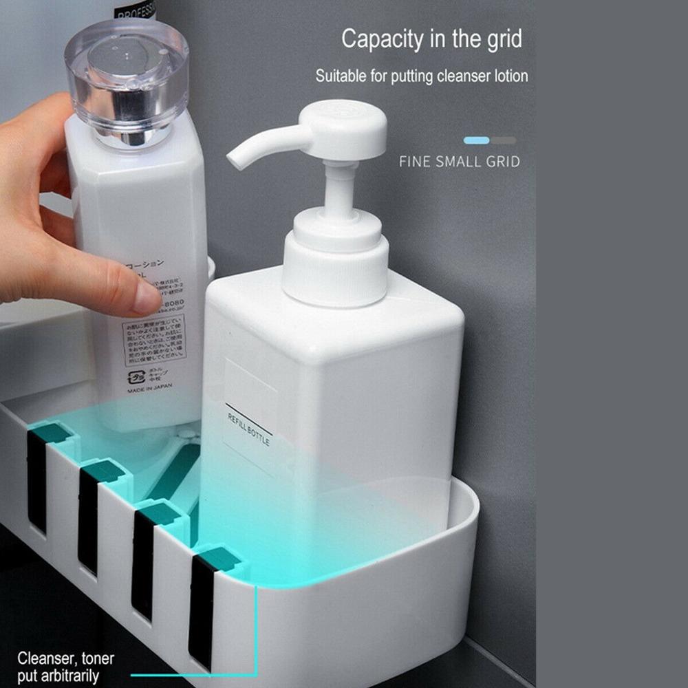 Hoekdouche plank badkamer shampoo douche plank houder keuken opbergrek organizer wandmontage type 1 stuk