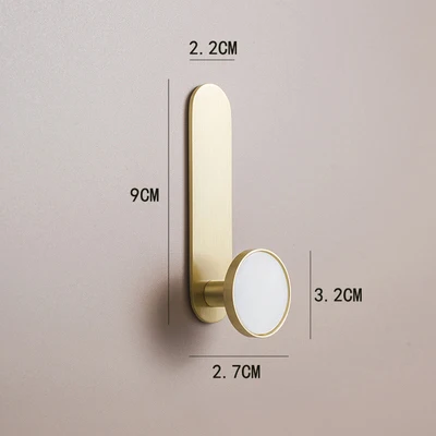 Goldene Garderobe Haken Messing Haken Wand Kleidung Hut L Aufhänger für Schlafzimmer Küche Badezimmer Verschiedene Farben Dekor Wohnaccessoires: Orange