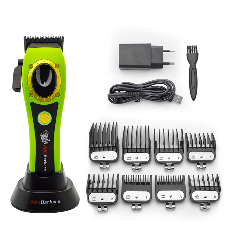 OEM 8000rpm Brush Magnetic Motor Barber Clipper Brush Hair Clipper Cordless Blade Clipper for men Hair cutting machine