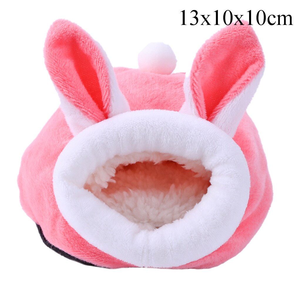 Animal de estimação gaiola para hamster acessórios para animais de estimação cama mouse casa de algodão pequeno animal ninho inverno quente para roedor/cobaia/rato/ouriço novo