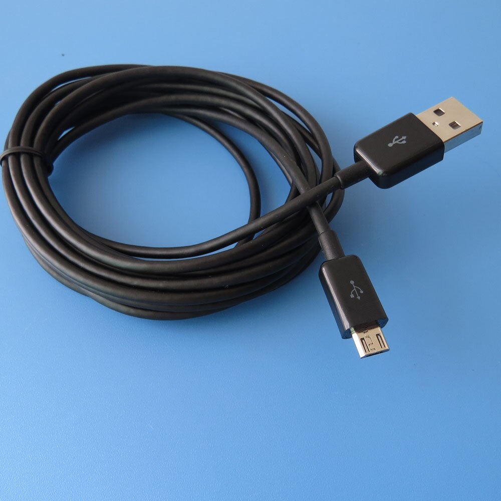 Cable de carga de sincronización de datos, 5M, 16FTlong USB 2,0 A Micro B