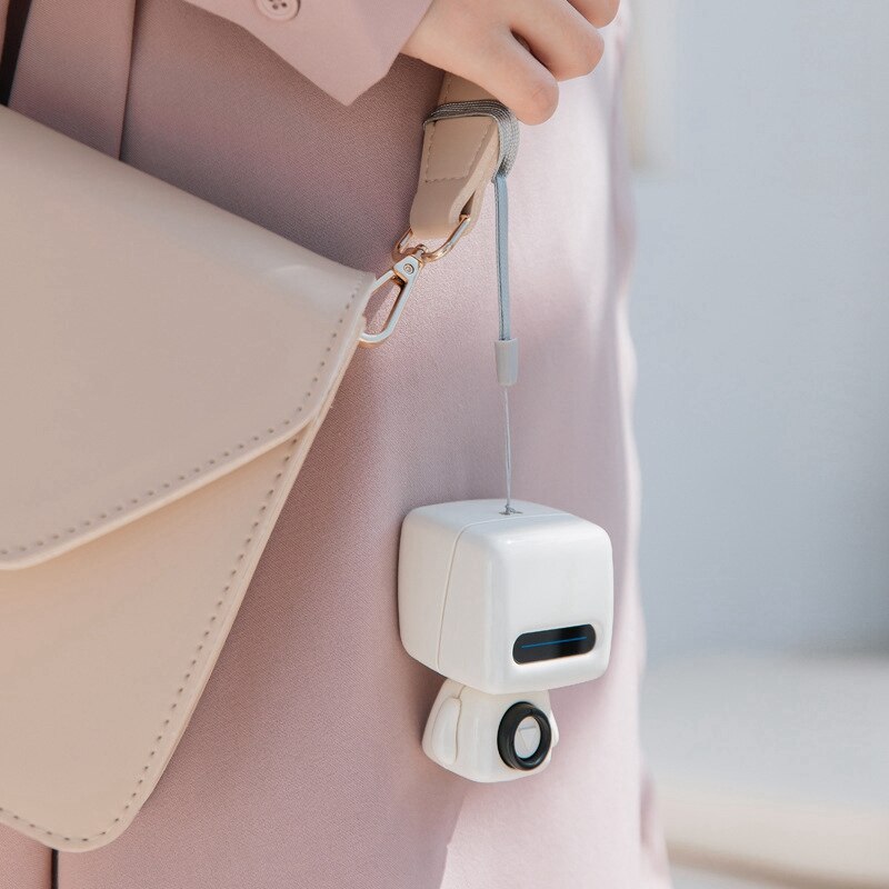 Draagbare Bluetooth Draadloze Oplaadbare Leuke Robot Vorm Speaker Muziekspeler Stereo Bluetooth Speakers