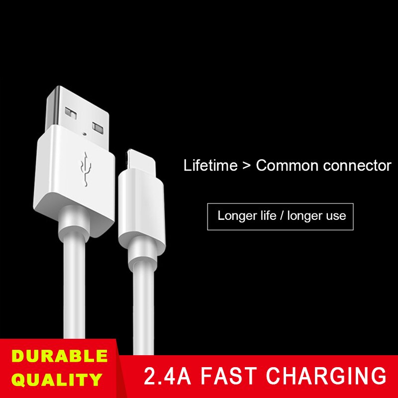 ! ACCEZZ USB Schnelle Ladung Datenkabel 8 Stift Beleuchtung Für iPhone X XS MAX XR 2,4 EINE synchronisieren Ladegerät Kabel 1M 3M Für iphone 8 7 6s Plus