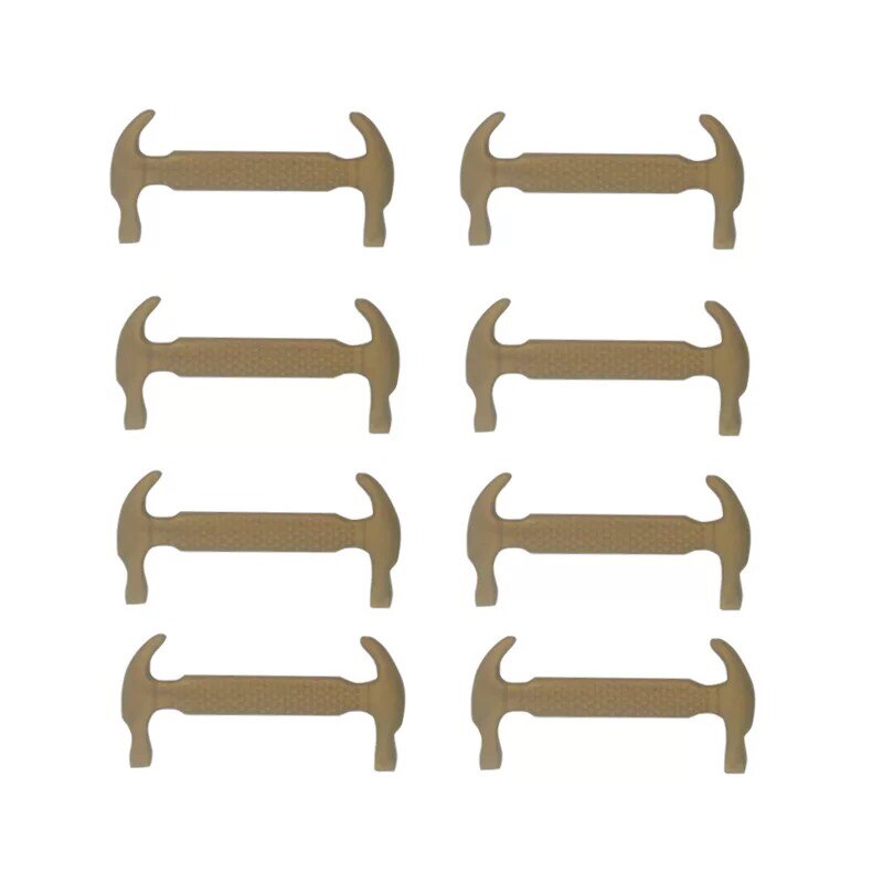 10 teile/los Kinder Silikon Schnürsenkel Keine Krawatte Elastische Schnürsenkel kinder Gummi Schnürsenkel: Gold