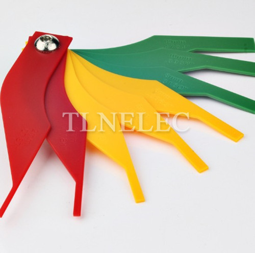 Brake Pad Scale Brake Pad Thickness Ruler Brake Pad Measuring Instrument Wear Measuring Instrument Brake Pad Measuring Tool