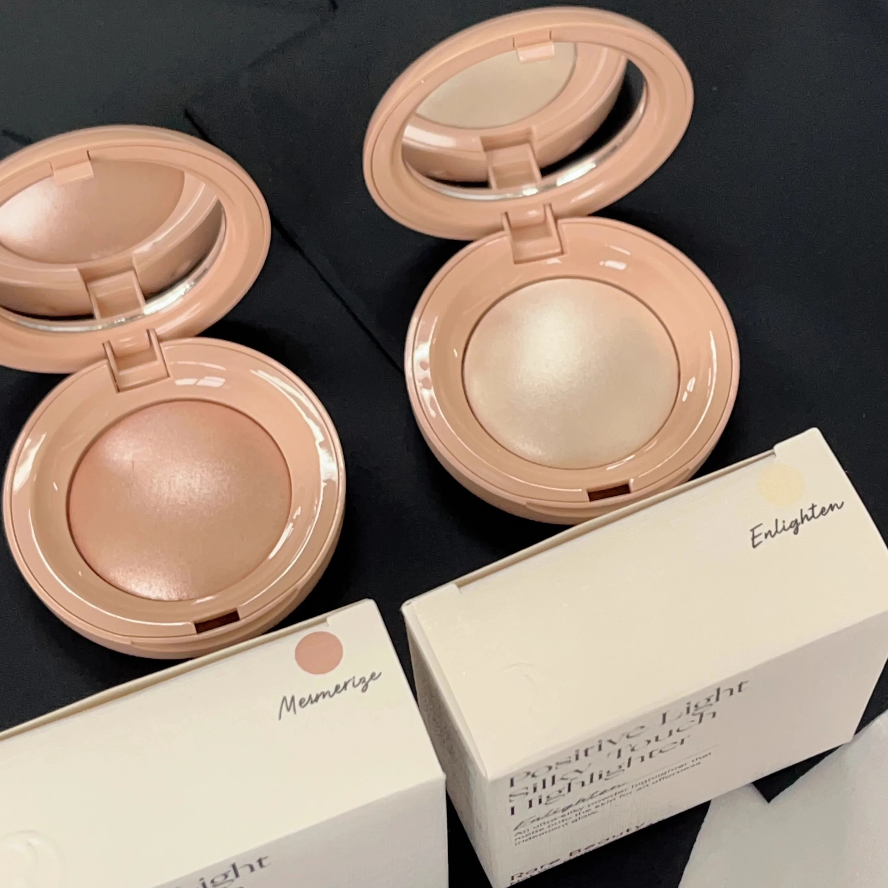 Rare Beauty Positive Light Liquid Luminizer Highlight Contouring Liquid Blush Makeup Face Shimmer Shine High Lighter Lipstick