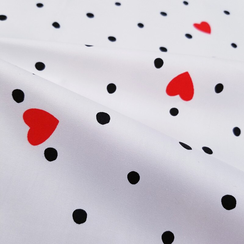 Hart Gedrukt Katoen Stof Katoen Twill Doek voor DIY Naaien Quilten Fat Quarters Materiaal Voor Baby & Kind