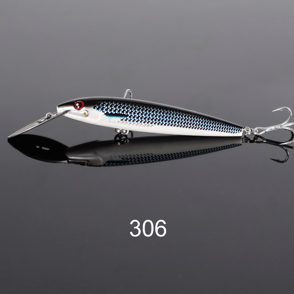 Señuelo de pesca NOEBY Trolling Minnow 130mm 33g 185mm 60g 225mm 76g Wobblers cebo duro Artificial Señuelos de pesca de barcos de agua salada: 40 mm / Naranja