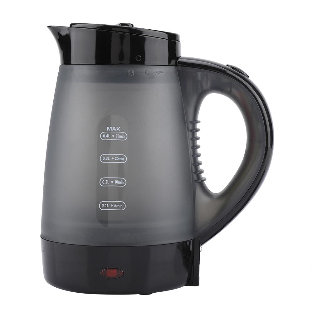 400ml czajniki elektryczne mini czajnik podróżny robić użytku domowego przezroczysty czajnik elektryczny szybko nagrzewający się wtyczka europejska