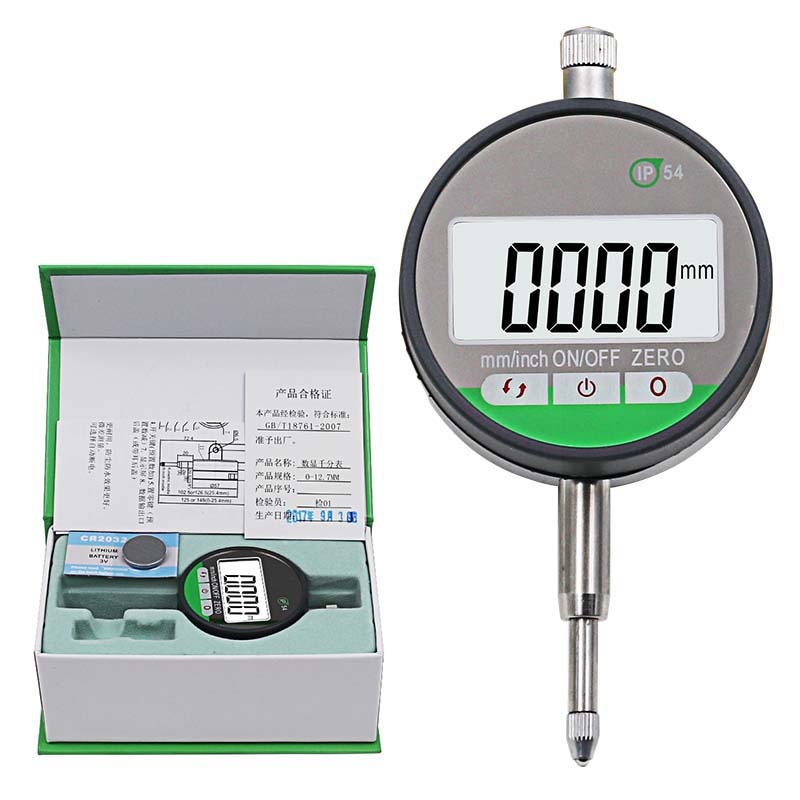 IP54 LCD Digital Micrometer 0.001mm 0-12.7mm Electronic Metric Imperial Precision Micrometer Dial Indicator Gauge