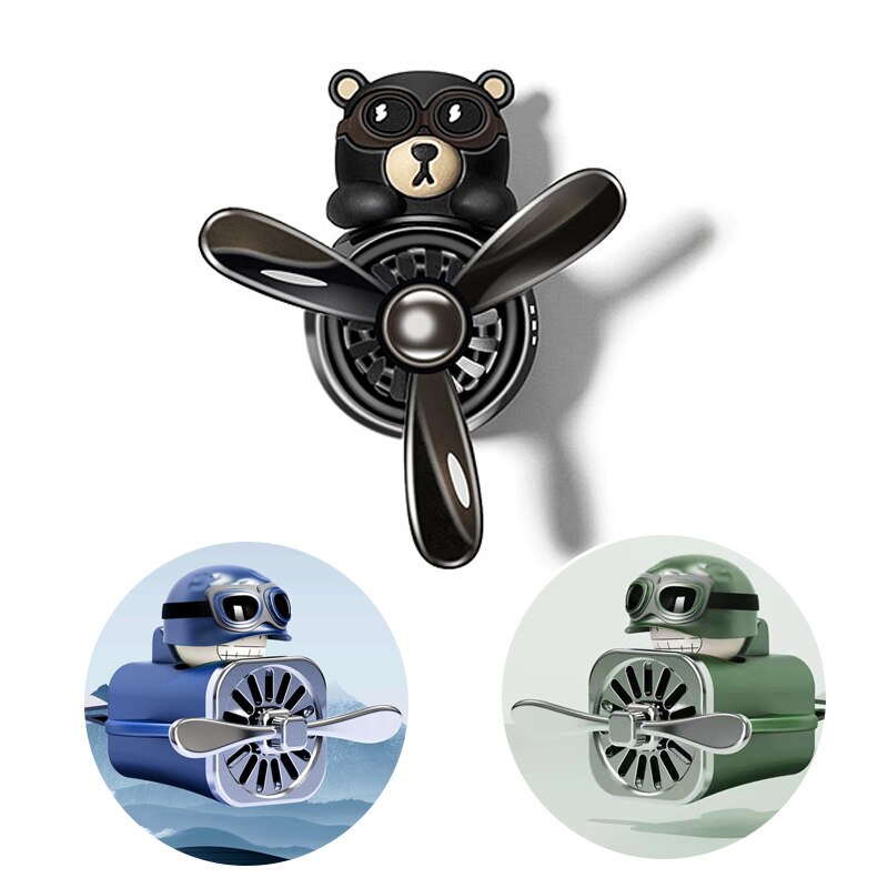 Beer Pilot Roterende Propeller Outlet Auto Geur Auto Luchtverfrisser Auto Accessoires Interieur Parfum Diffuser Magnetische