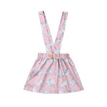 Baby Baby Kids Meisjes Peuter Jarretel Rok Overalls Bloemen Cotton Outfit Kleding Sunsuit