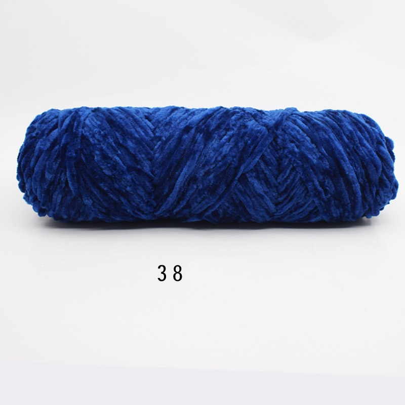 1pc=100g Chenille Velvet Thick Yarn Soft crochet yarn Crochet for knitting Wool Children Hand Knitting DIY Thread C2MX06
