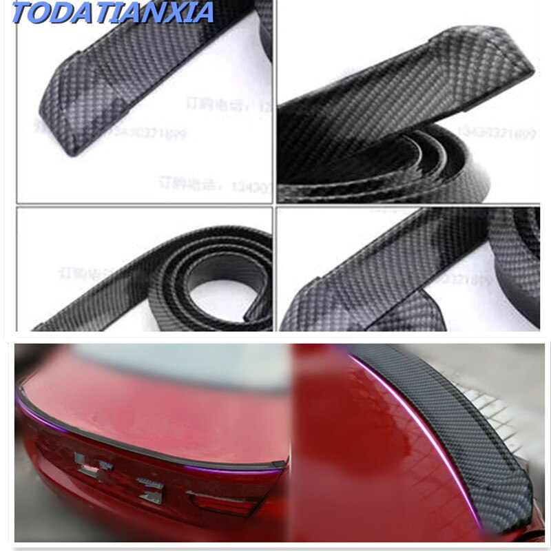Universal Spoiler Car Styling Refit Spoiler FOR focus fiat punto ford fusion gol peugeot civic g10 jetta mk5 bmw e36