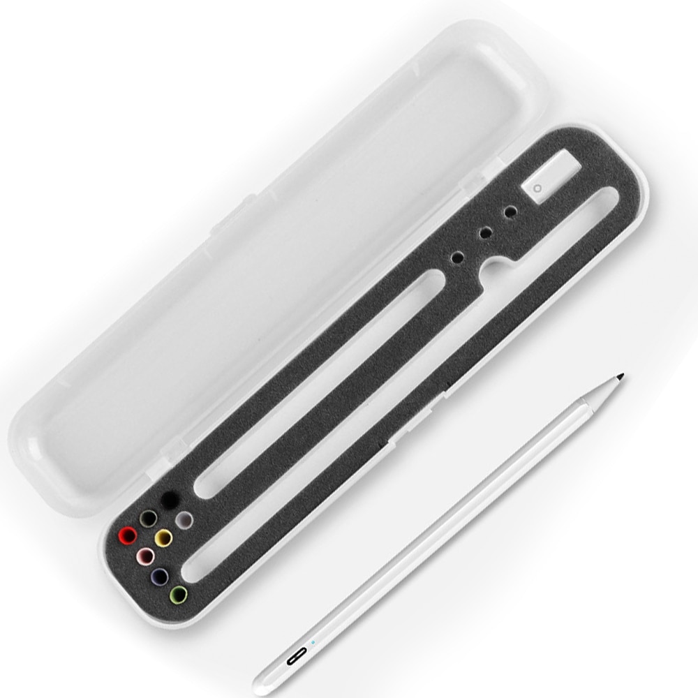 Ankndo Voor Ipad Potlood 1/2 Opbergdoos Draagbare Hard Cover Voor Apple Potlood Case Cover Stylus Pen Accessoires Beschermhoes