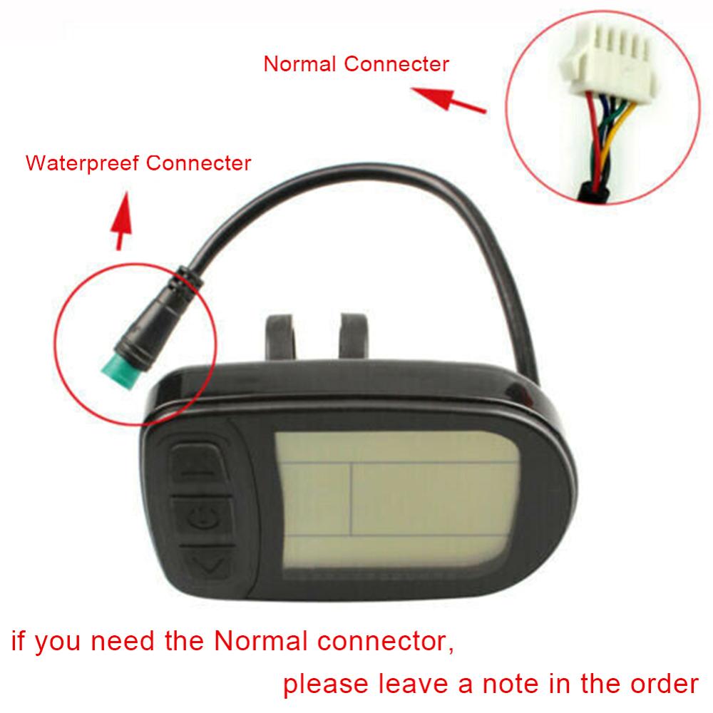 Waterproof Bicycle Conversion Accessories KT-LCD5 E-bike Meter Display for KT Controller Made of Materials Durable