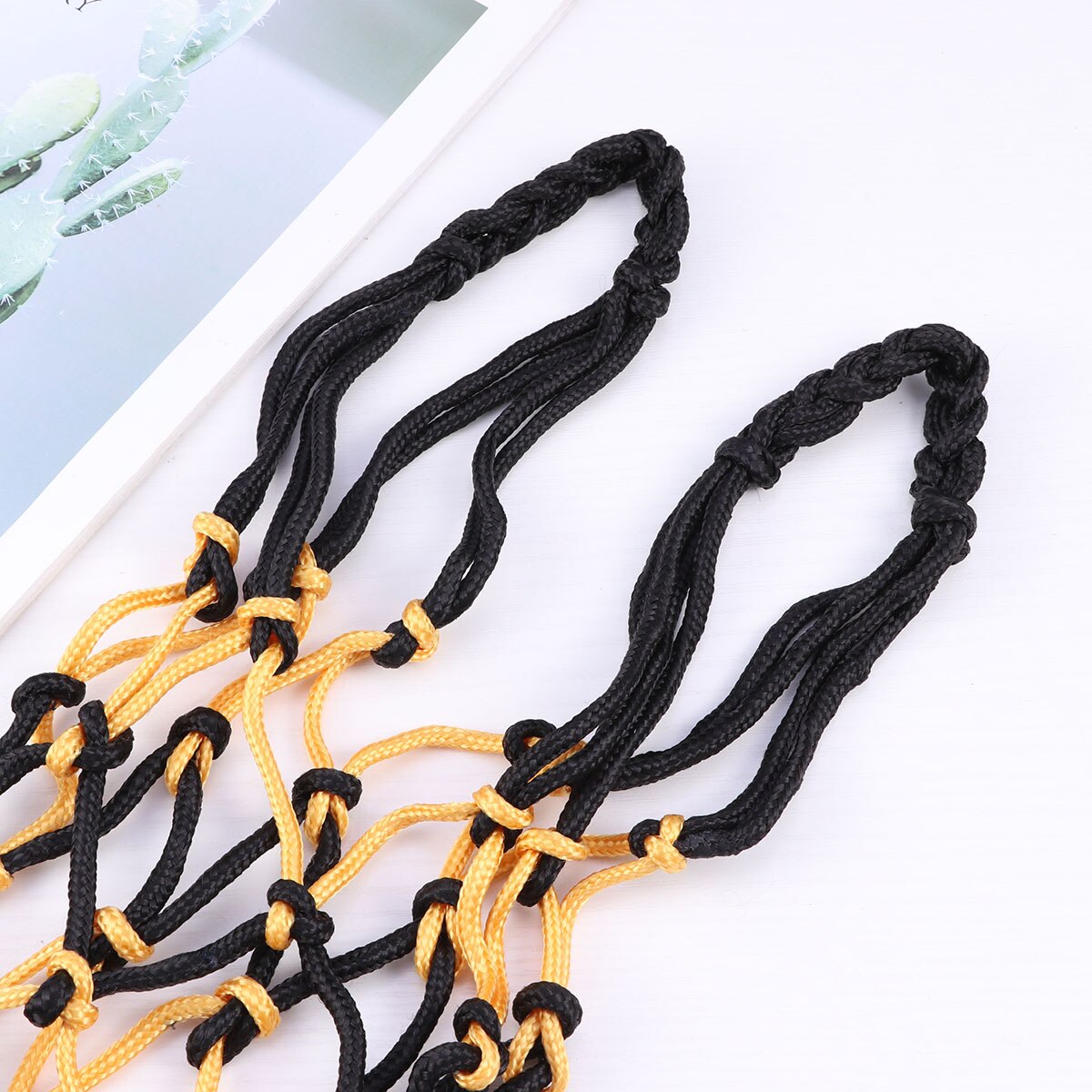 Basketväska dragsko bollnätnät nylon fotbollshållare nätväska nätpåse dragsko förvaringsväska för basketficka