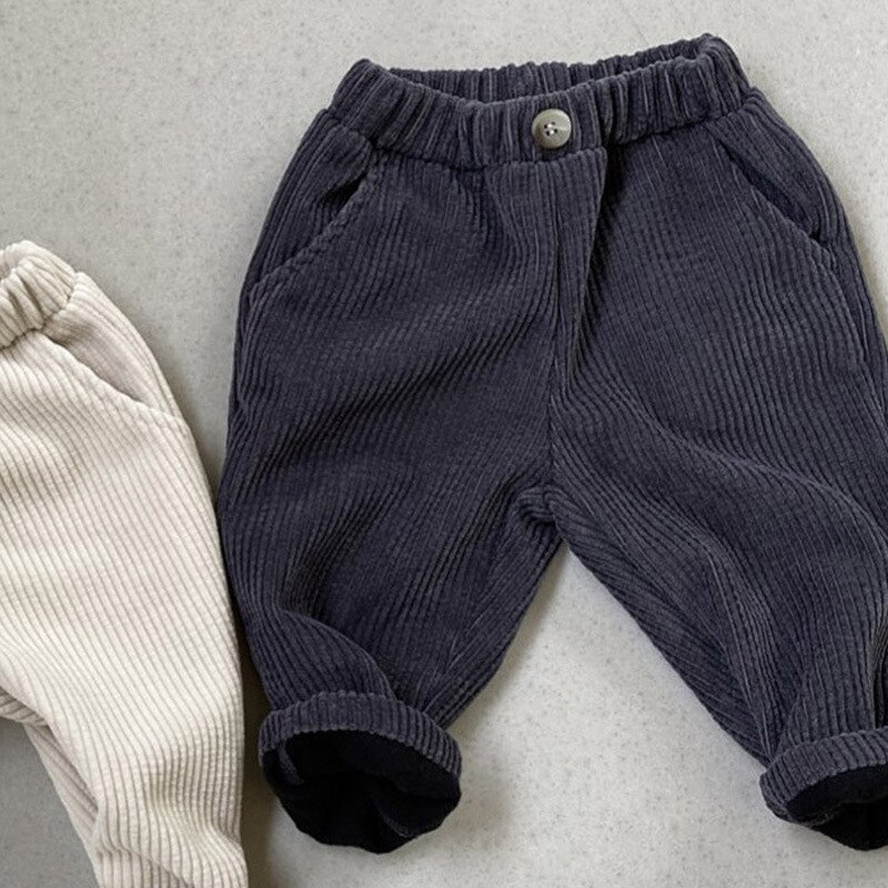 Jungen Gerade Hosen Junge Warme Hosen freundlicher Kabel Hosen Winter Neue Baby Plus Samt Von verlieren Beiläufige Wilden hosen