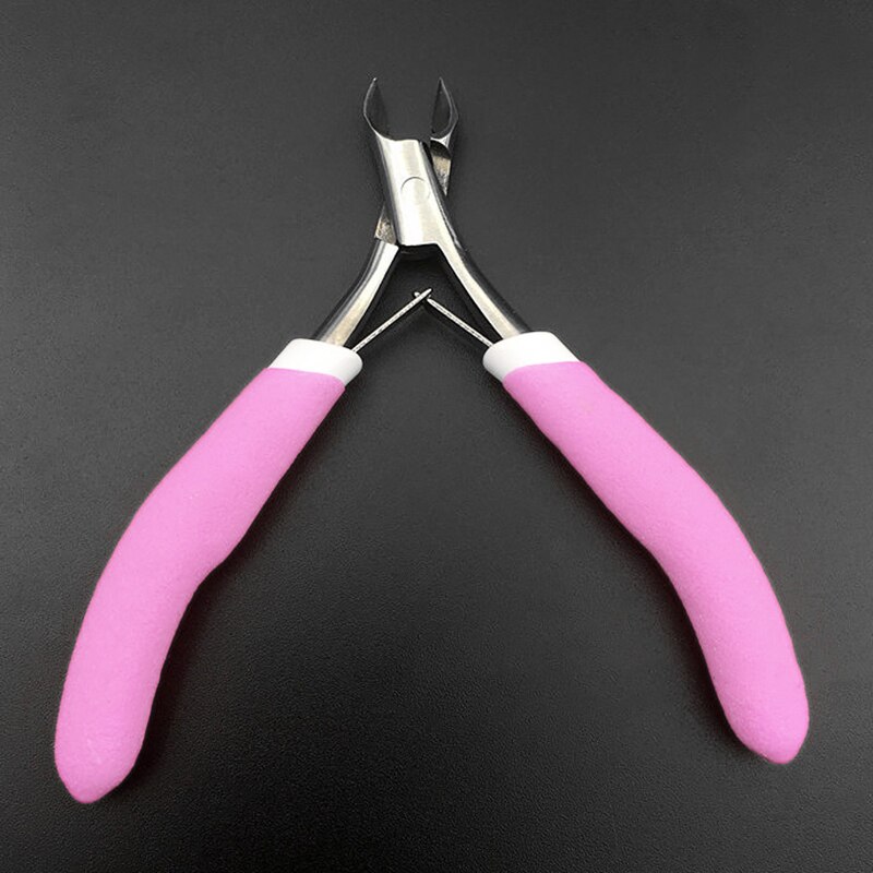 Shellhard 1PC Professionele Nail Art Cuticle Clipper Nipper Cutter 2 Kleuren Rvs Nail Cuticle Nipper Manicure Tool