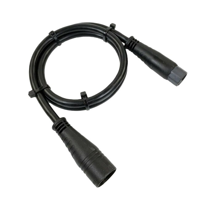 60cm 3- -polig elcykel-cykelkontakt vattentät hjulmotorförlängningskabel 1000w motorkablar cykel-e-cykelkonverteringskabel: Default Title
