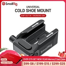 SmallRig Cold Shoe Mount Adapter with Safety Release DSLR Camera Clamp for Microphone , Flash Light , SSD Mount DIY Attach 2806
