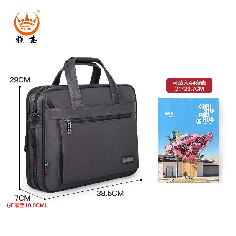 Bag Oxford Cloth Briefcase Cross Section Business Bag Large Capacity Aptop Bag Briefcase Direct Custom