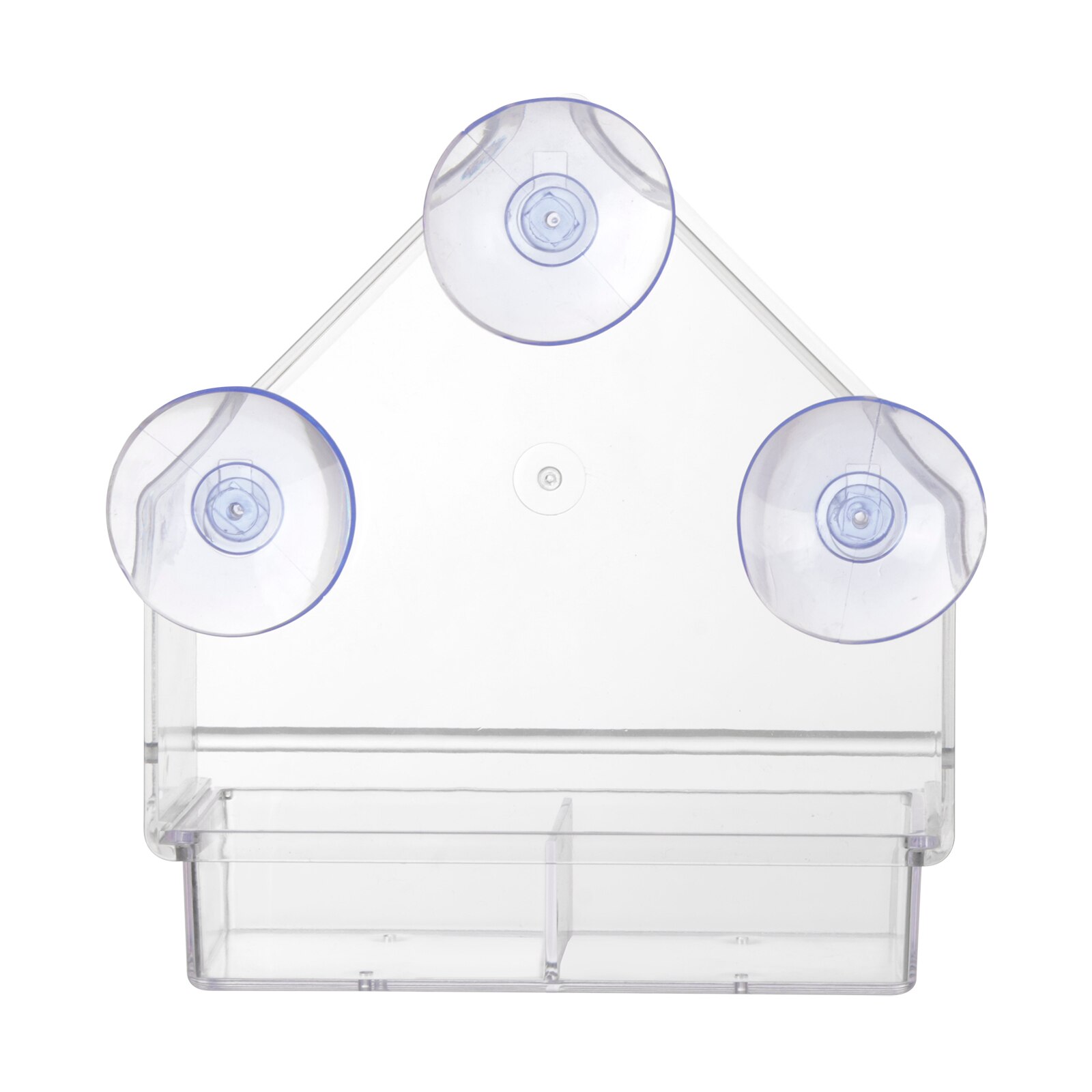 Window Bird Feeder Acrylic Transparent Window Bird Feeder Tray Bird House Pet Feeder Suction Cup Installation House Type Feeder