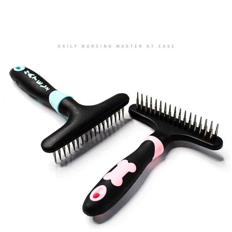 Lang gekruld haar, ontwarborstel voor huisdieren, verzorgingstool, ontharingskam voor honden, ontklitmiddel voor katten, vachttrimmen, ontklitten