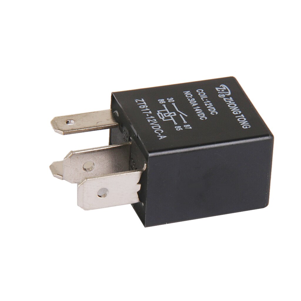 Relés de relé SPST para coche y camión, y de , DC 12V, 30A, 30 AMP, 4 pines, 4 P, , 100%