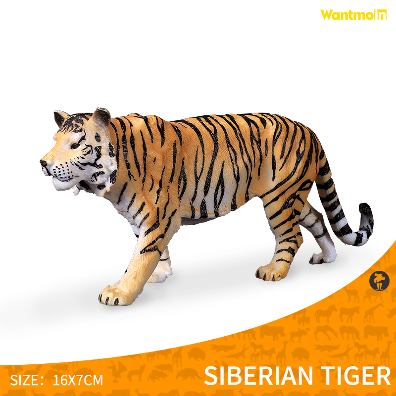 Safari Animals Figures Toys, Realistic Jumbo Wild Zoo Animals Figurines Large- Plastic Playset with Elephant, Giraffe, Lion, etc: Siberia tiger