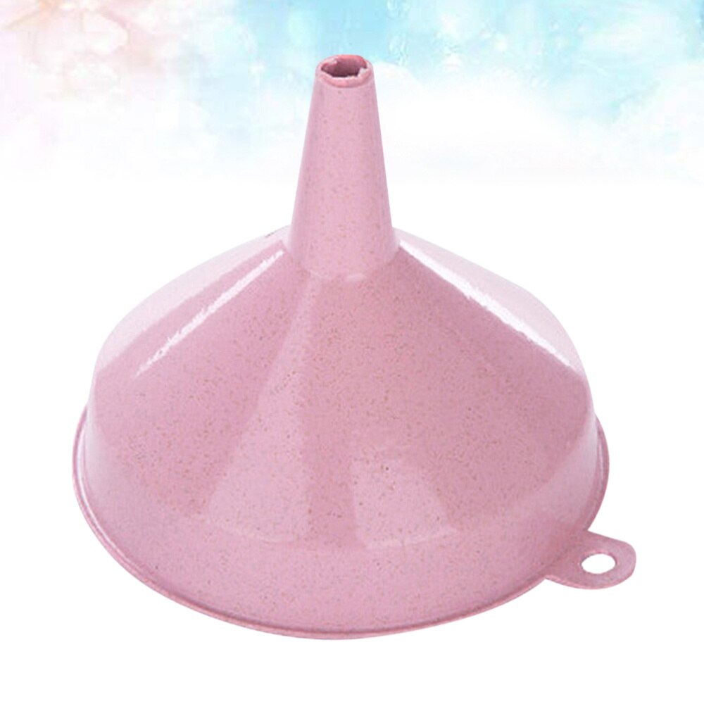 Kitchen Wheat Straw Funnel Liquid Oil Pour Transferring Round Mouth Funnel Hopper Gadget Tool Size for Household Kitchen (Beig