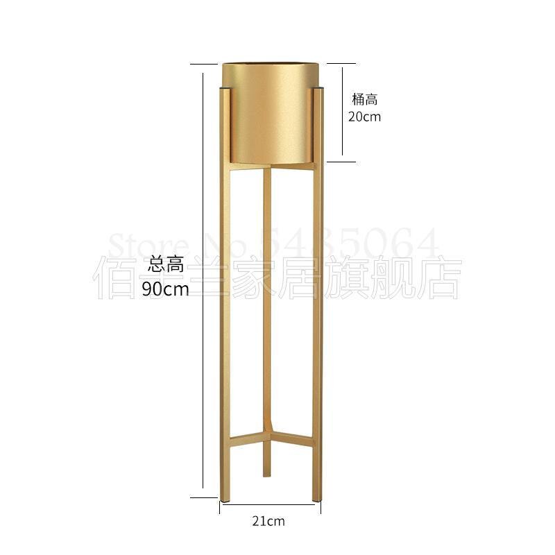 499 żelazny stojak na kwiaty dom salon kreatywny zielony koperek nordycki w kwiaty robić postawienia na półkę podłoga ins nowoczesny prosty złoty kwiat stojak na donicę: Sparks Fy 8