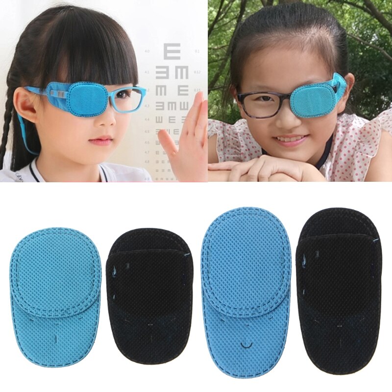 6 uds. Parches de Ojos de ambliopía para gafas niños Strabismus parches de entrenamiento de ojos perezosos