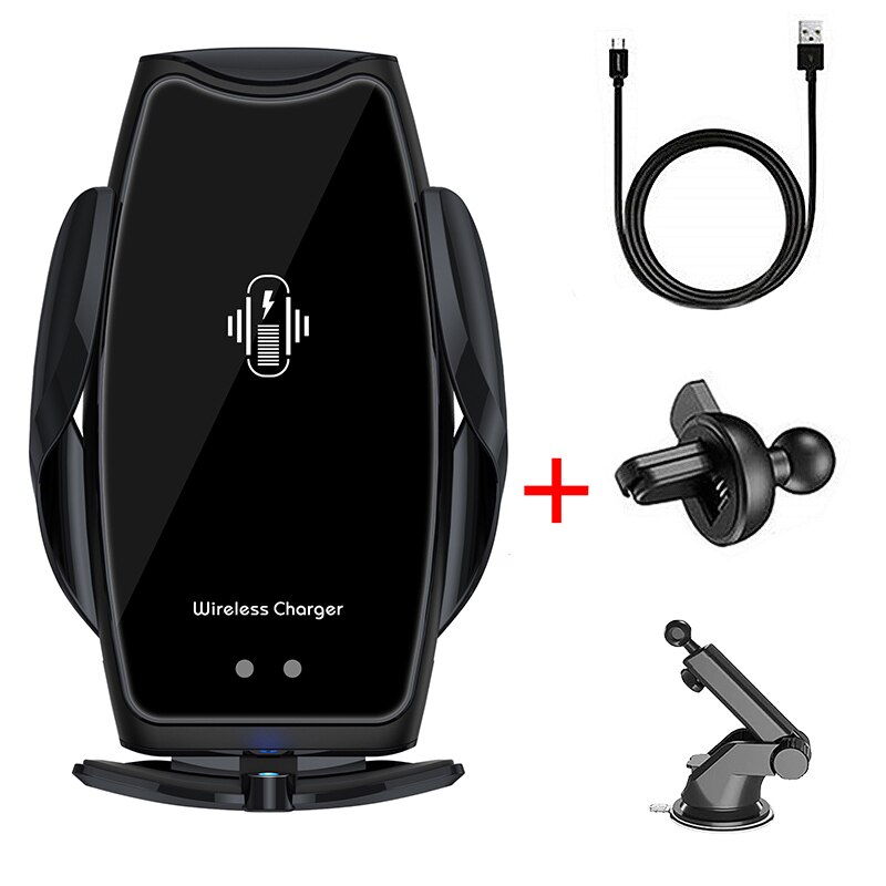 KSTUCNE 15W Qi Auto Drahtlose Ladegerät Für iPhone 12 11 XS Samsung Xiaomi OnePlus Induktion Schnelle Drahtlose Lade Auto telefon Halter: 7